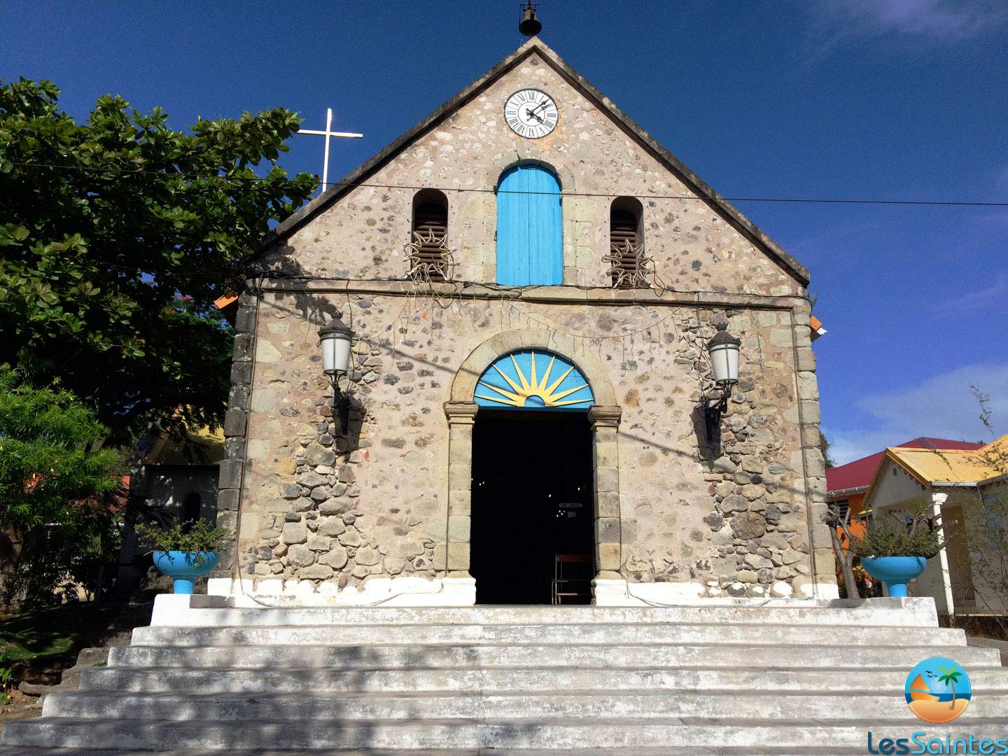 Façade d'une église de Terre-de-Haut