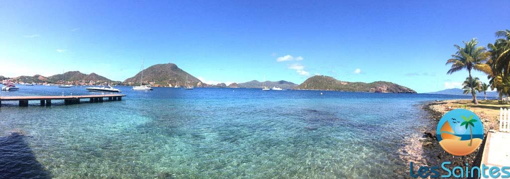 Vue aérienne de l'Anse de Mire